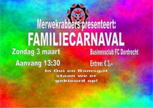 Familiecarnaval Merwekrabbers @ FC Dordrecht