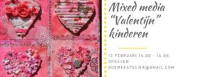 Mixed Media “Valentijn” voor kinderen @ Speelotheek Pip & Zo